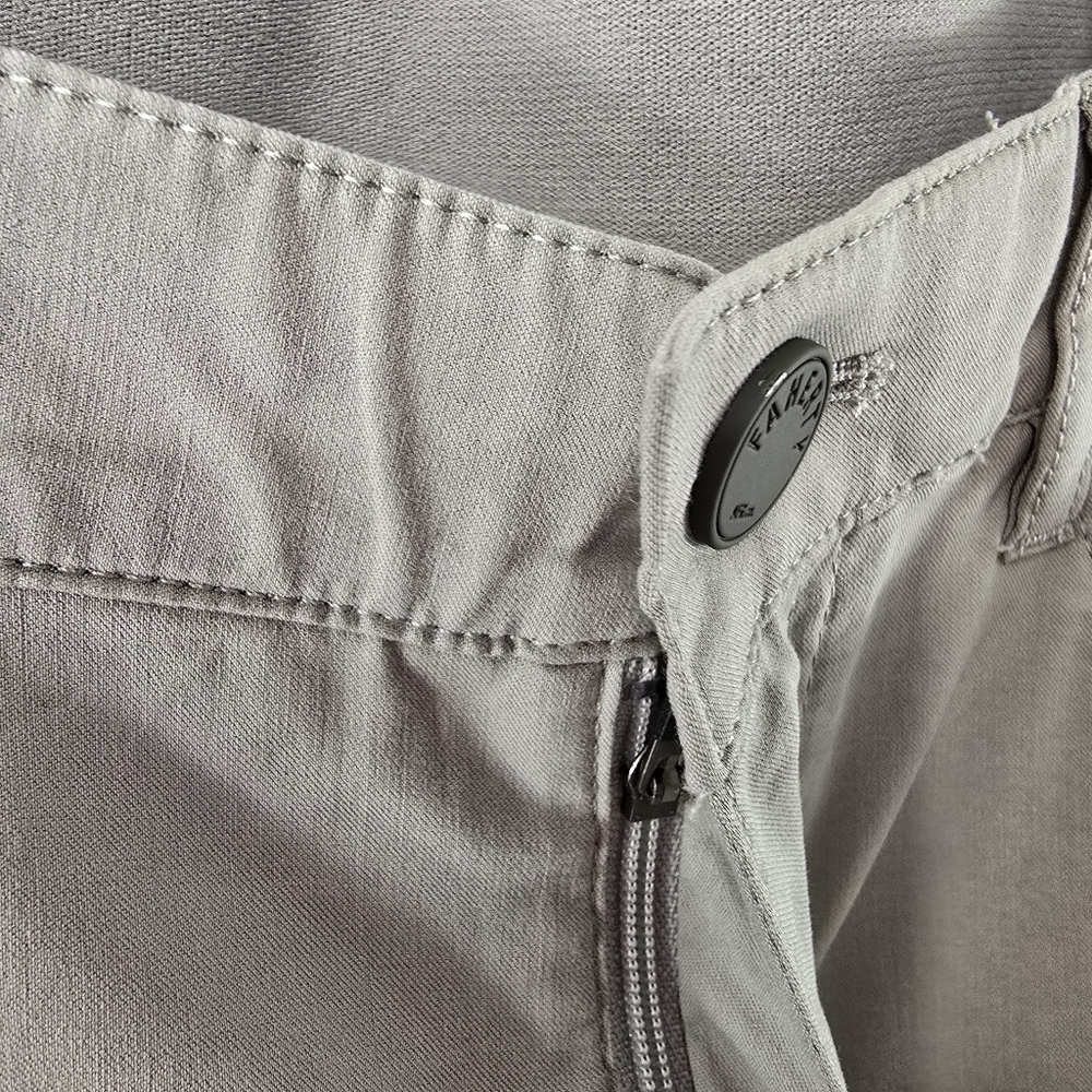 Faherty Movement 5-Pocket Pant Lightweight Travel Athletic Pants Fossil 28 x 32 - Picture 4 of 14